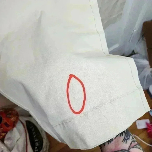 NWT Size 16 Nili Lotan High-Rise Wide Leg Pants Cream Target - Picture 8 of 9